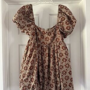 Floral Puff Sleeve Dress